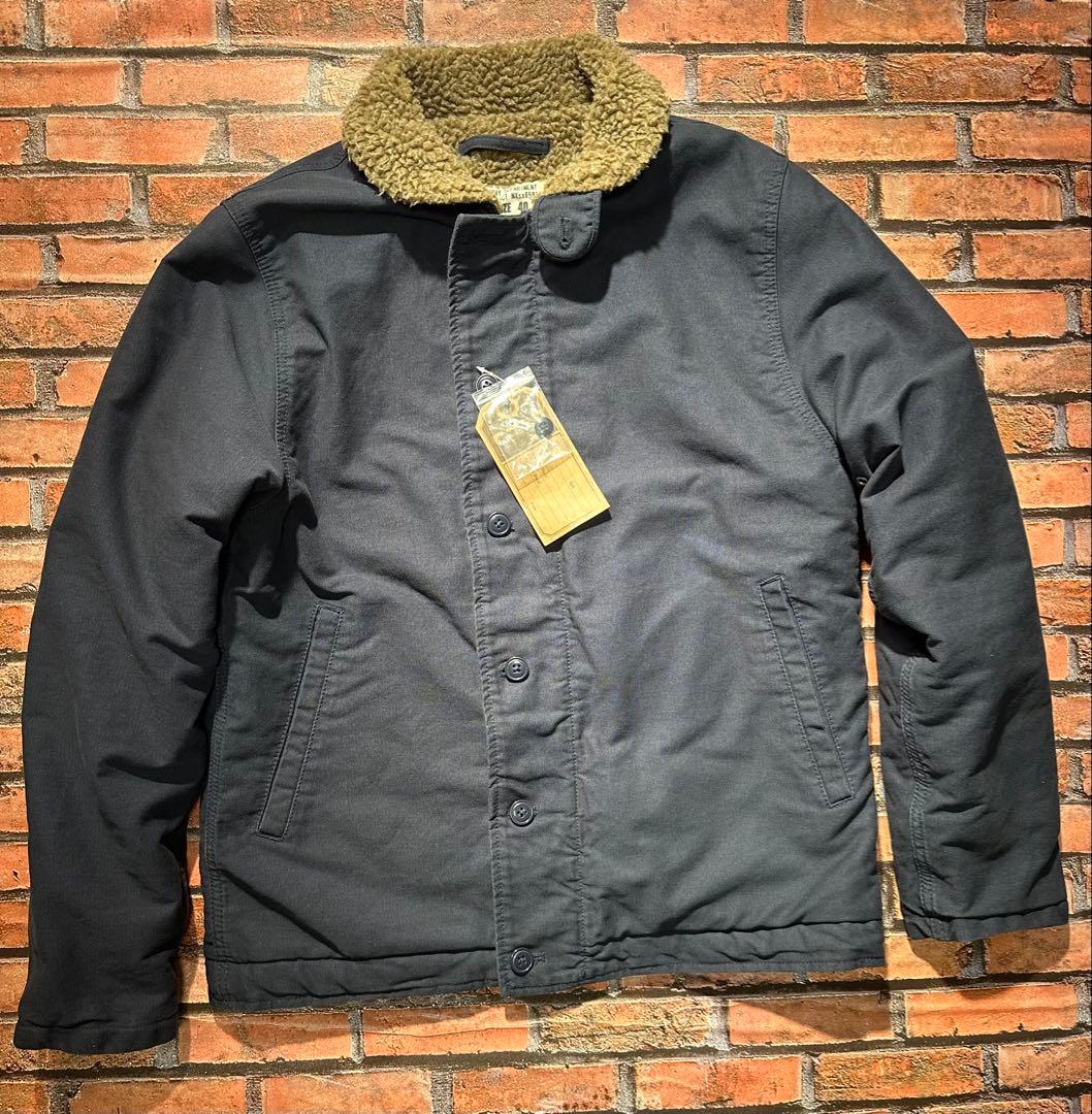 週末割引 WAIPER N-1デッキジャケット US NAVY L