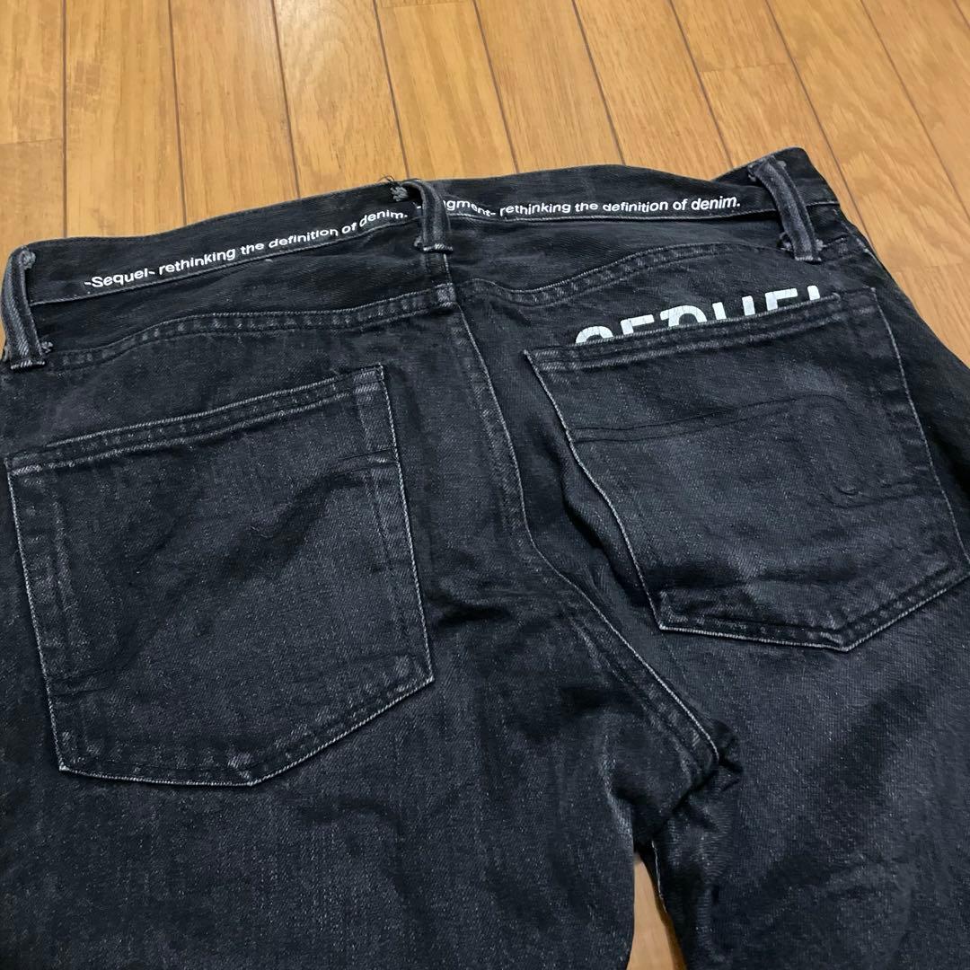 SEQUEL × FRAGMENT DESIGN ブラックデニム2019AW