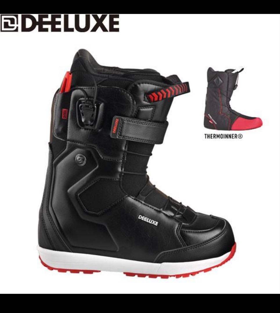 DEELUXE Empire スノーボードブーツ ブラック/レッド