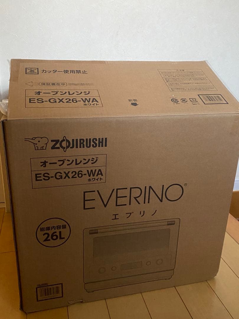 k*a様 象印エブリオ　ホワイト オーブンレンジ 2025年製　　 未使用1月到