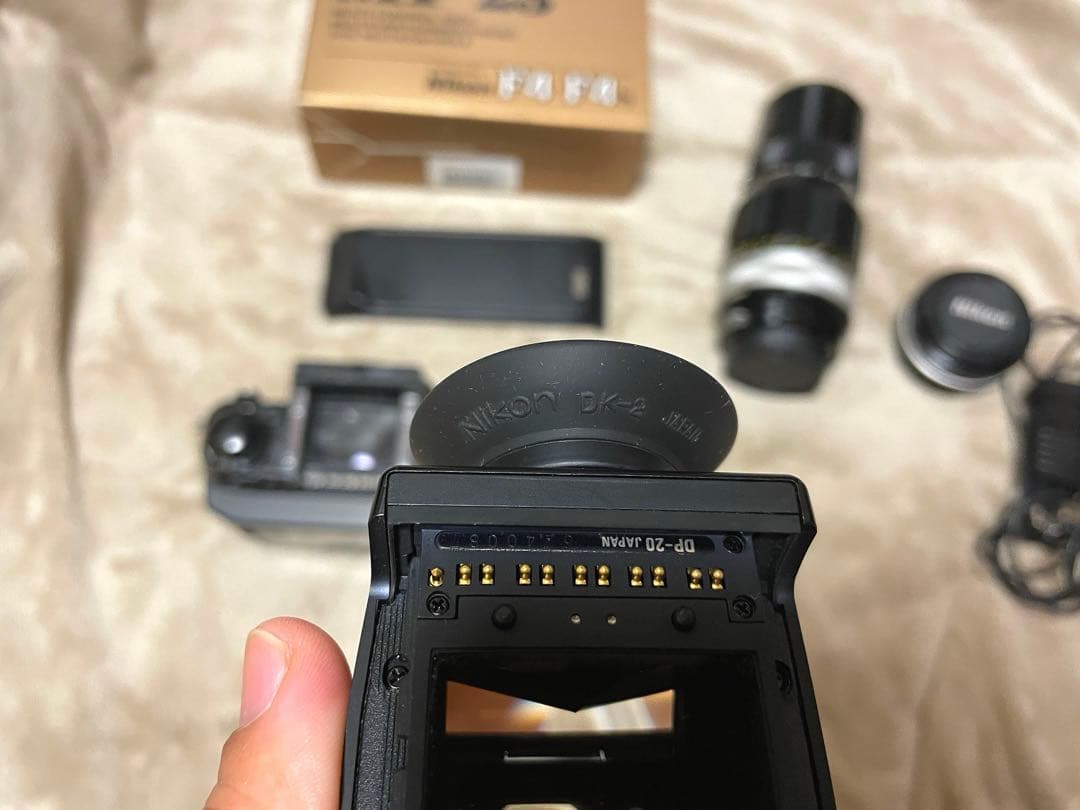 Nikon F4s + MF-23 MB-21 MC-12A 2レンズ