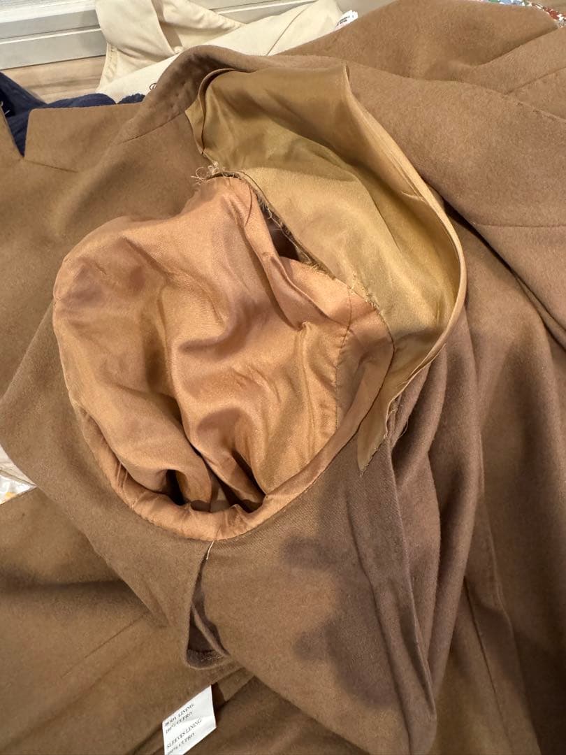 Sartorio キャメル カシミア　ジャケット　サルトリオ