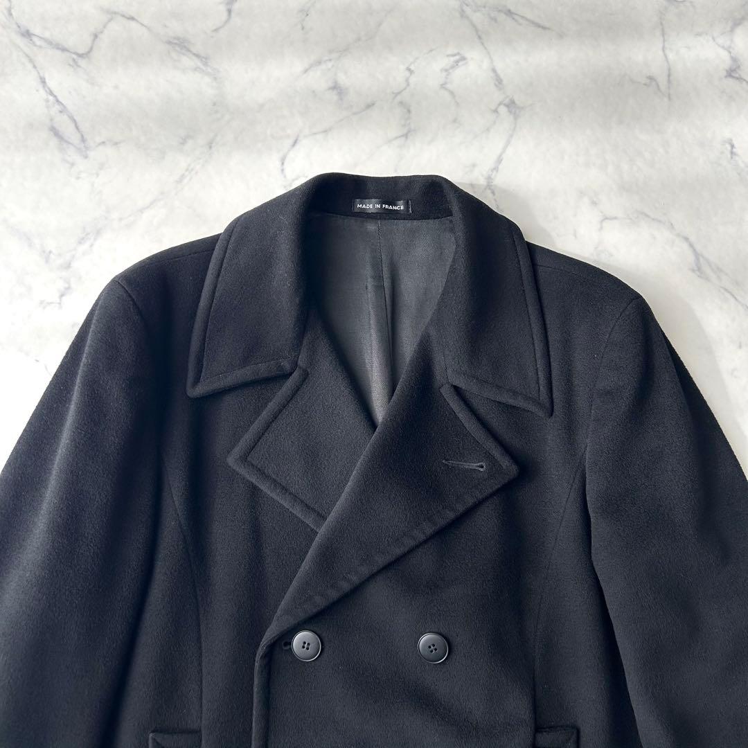 美品✨　希少　90s アニエスベー　フランス製　ウールカシミヤ　ヴィンテージ　黒