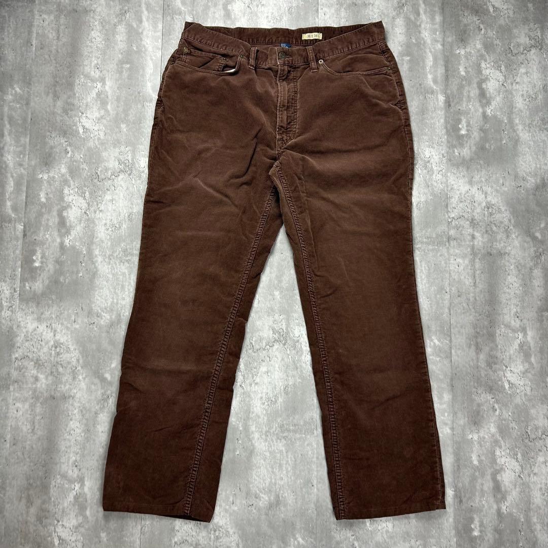 ラルフローレン 革タグ コーデュロイパンツ ブラウン W36 5944