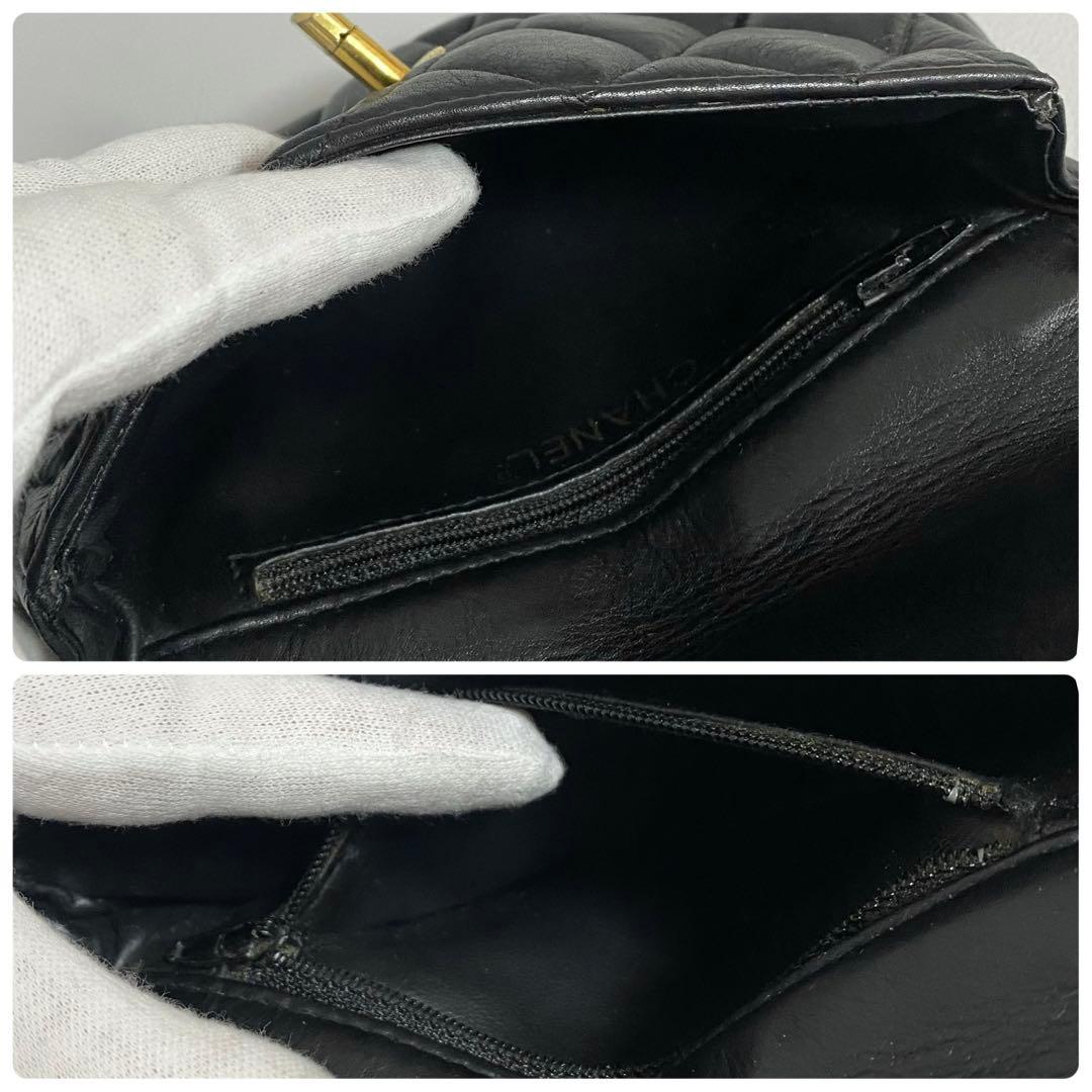 CHANEL / マトラッセ ウエストポーチ ココマーク チェーンベルト