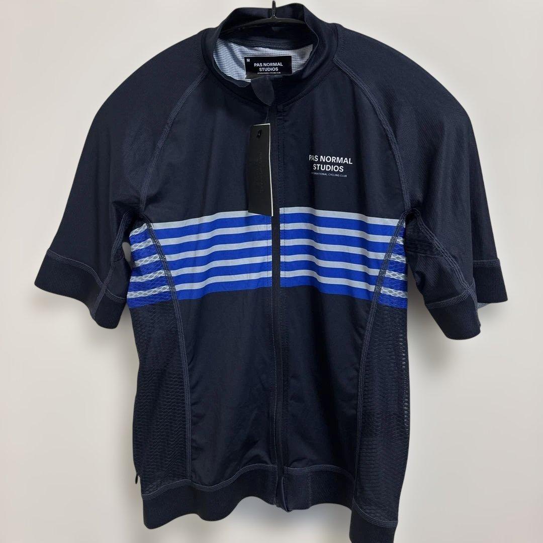 【新品】PAS NORMAL STUDIOS サイクルジャージ M ネイビー