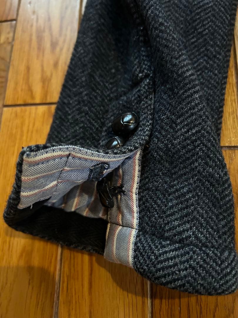 ポロラルフローレン　テーラードジャケット　ヘリンボーン　胡桃ボタン