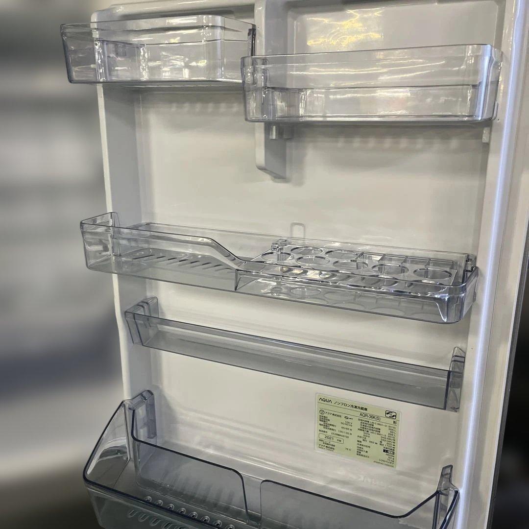 AQUA アクア AQR-36K 2021年製 355L 冷蔵庫