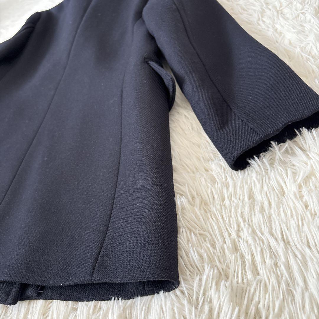 美品 IENA イエナ テーラード ダブル ジャケット 金ボタン ウール