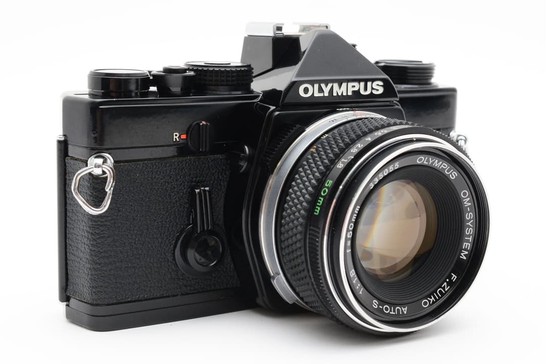 Olympus OM-1 50mm F1.8 ブラック モルト新品 #8008
