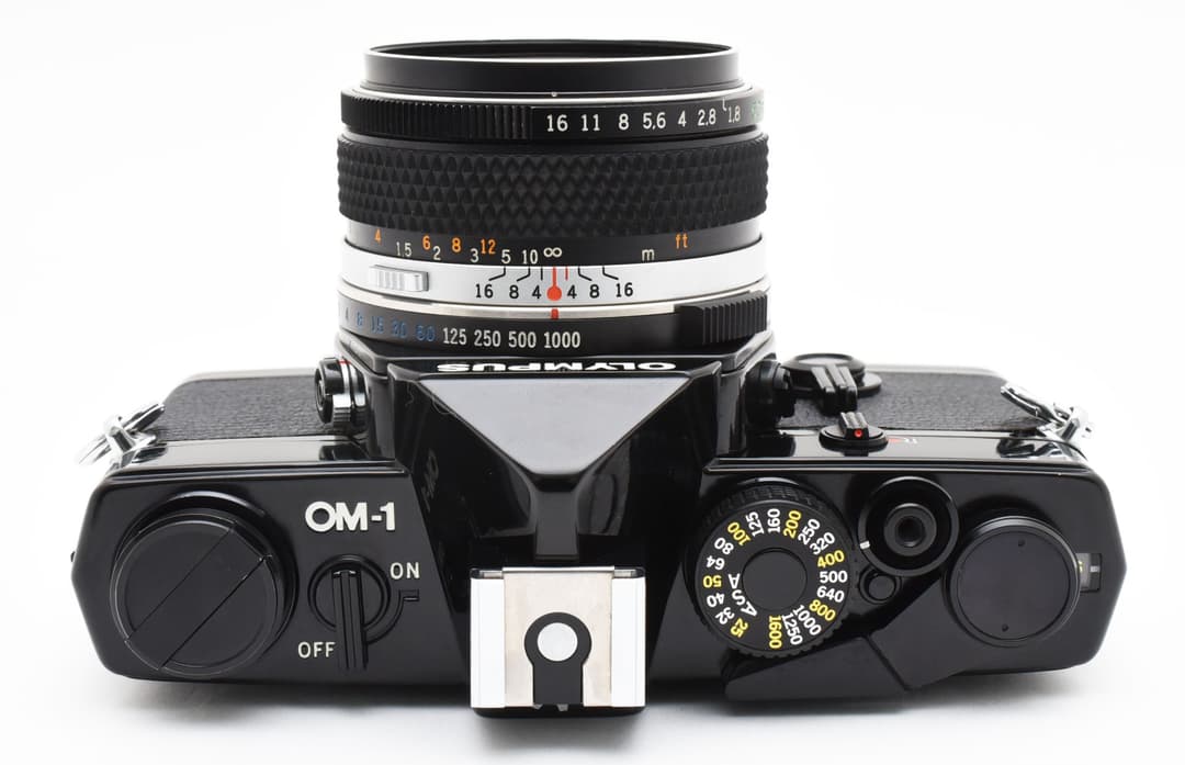 Olympus OM-1 50mm F1.8 ブラック モルト新品 #8008