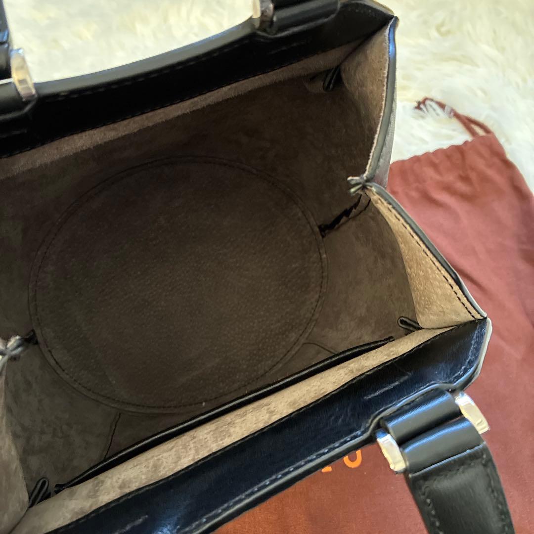 【極美品】HIROFU◆【カンパネッラ】ハンドバッグ S 本革