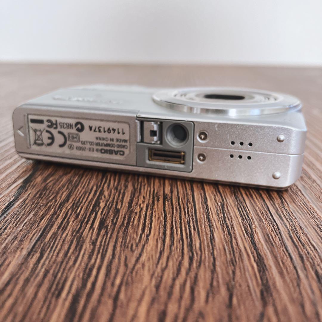 【動作品】CASIO EXILIM EX-Z600 デジタルカメラ　シルバー