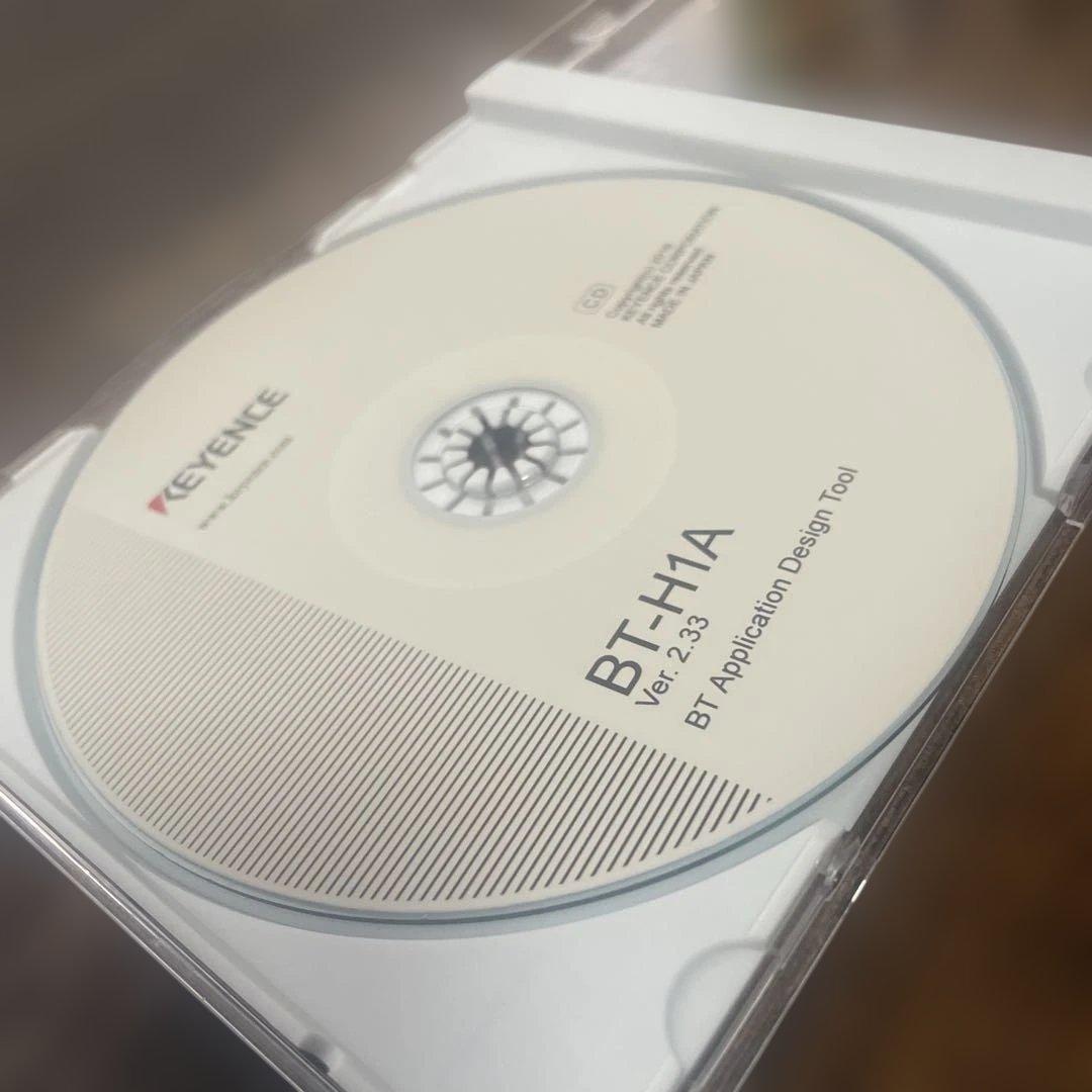 KEYENCE 業務用ソフトウェア CD-ROM　BT-H1A 日本製