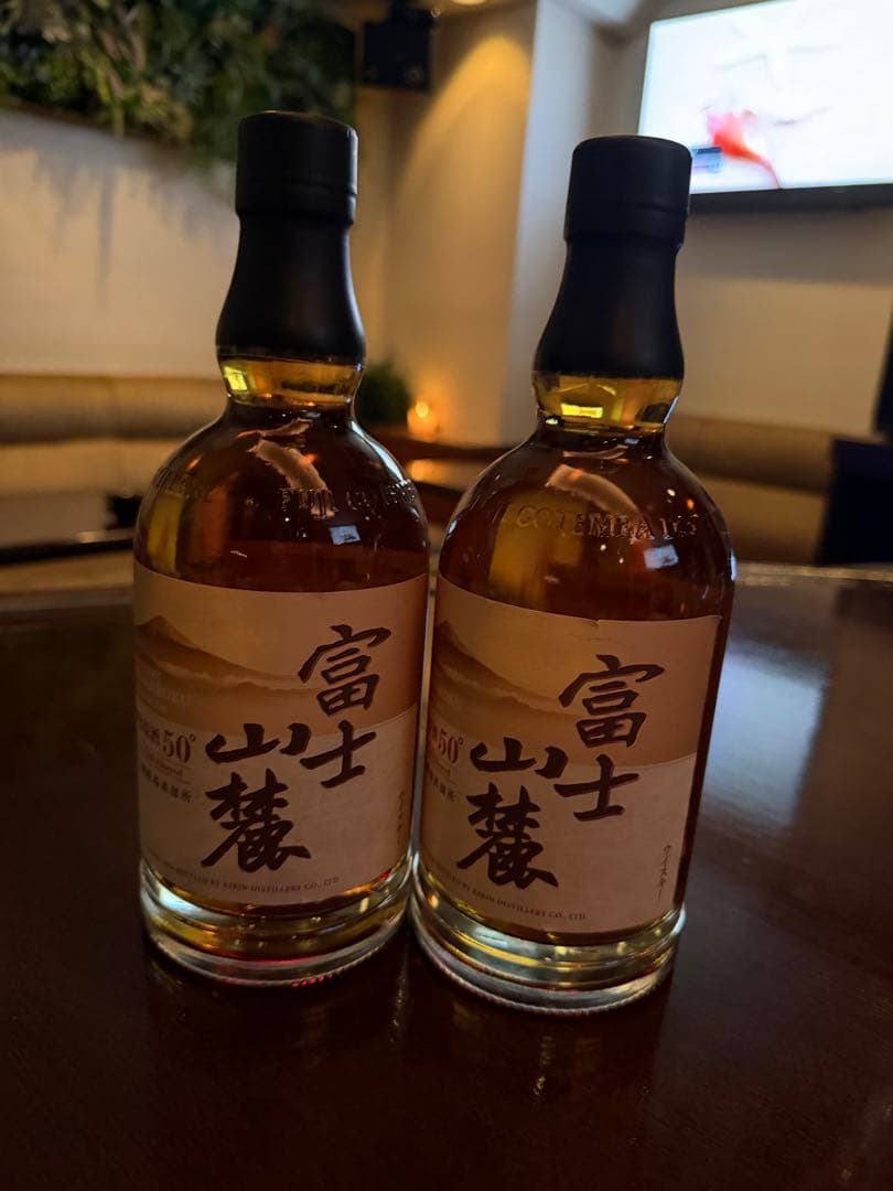 富士山麓 ウイスキー 50% 2本