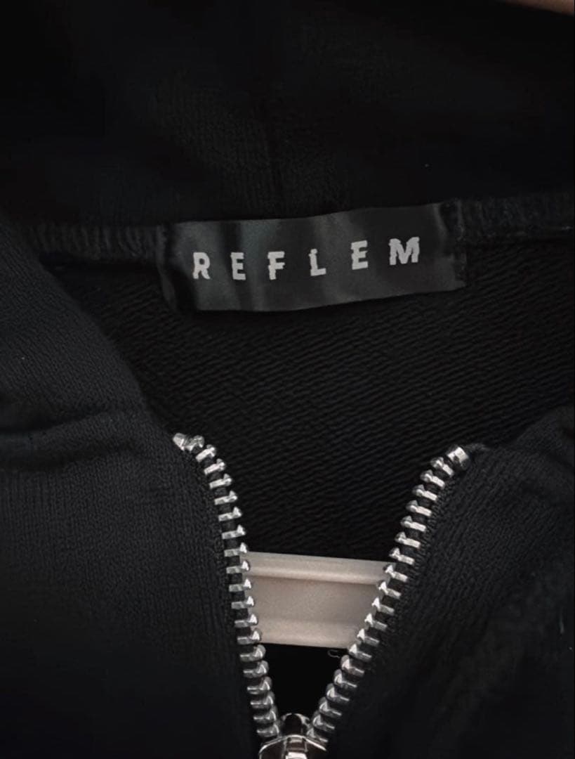 レフレム REFLEM クロスラインパーカー 紫 パープル 十字架