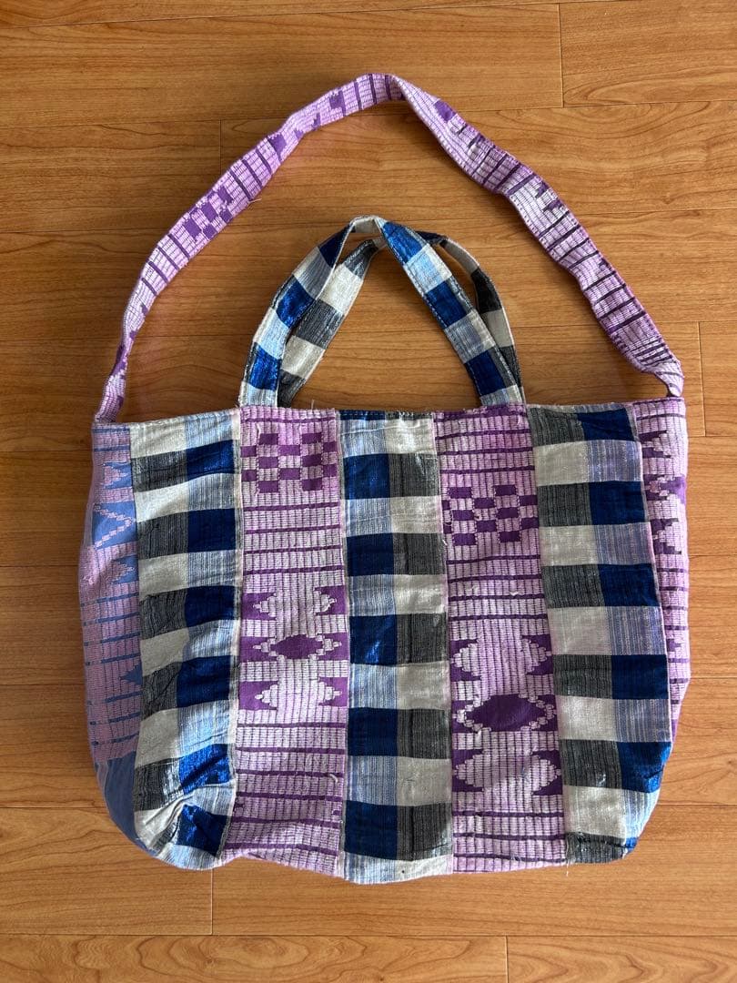 dosa luna bag /チェックジャガードトートバッグ