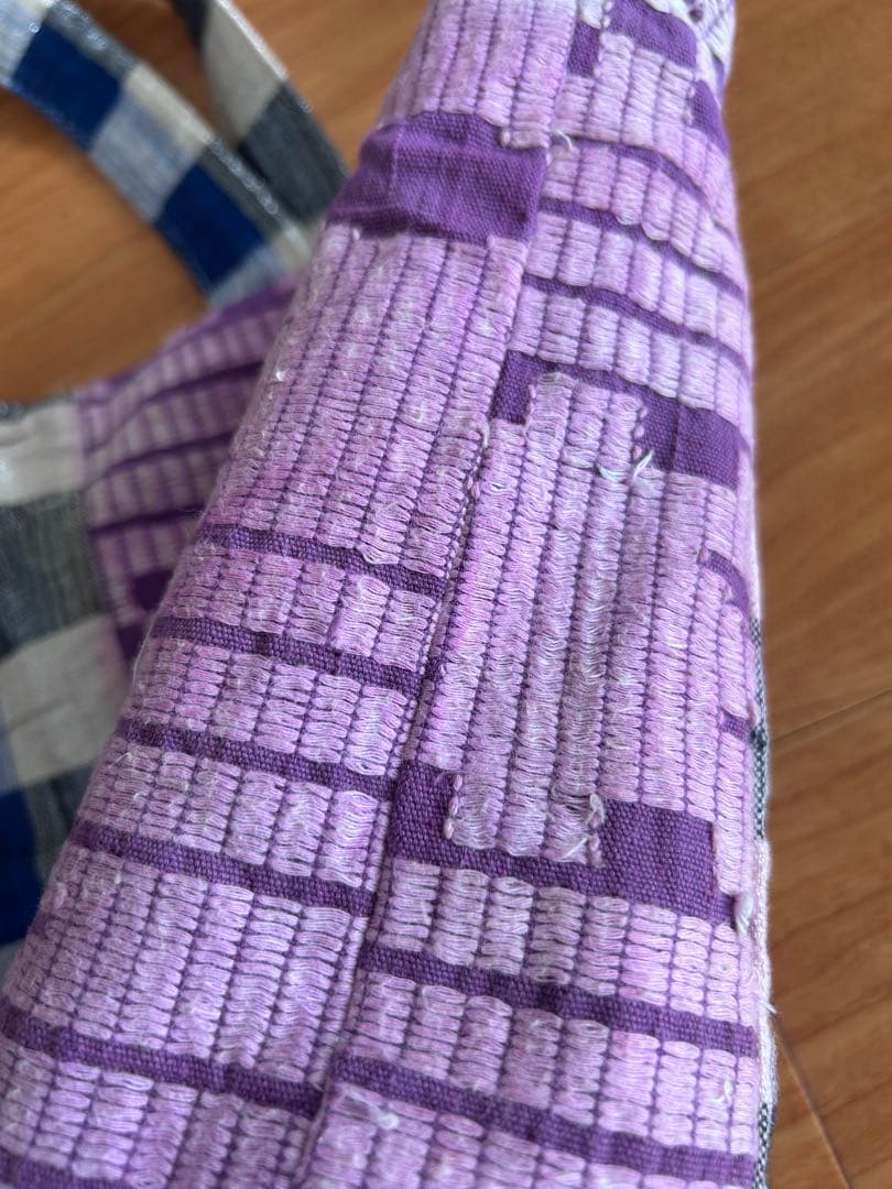 dosa luna bag /チェックジャガードトートバッグ