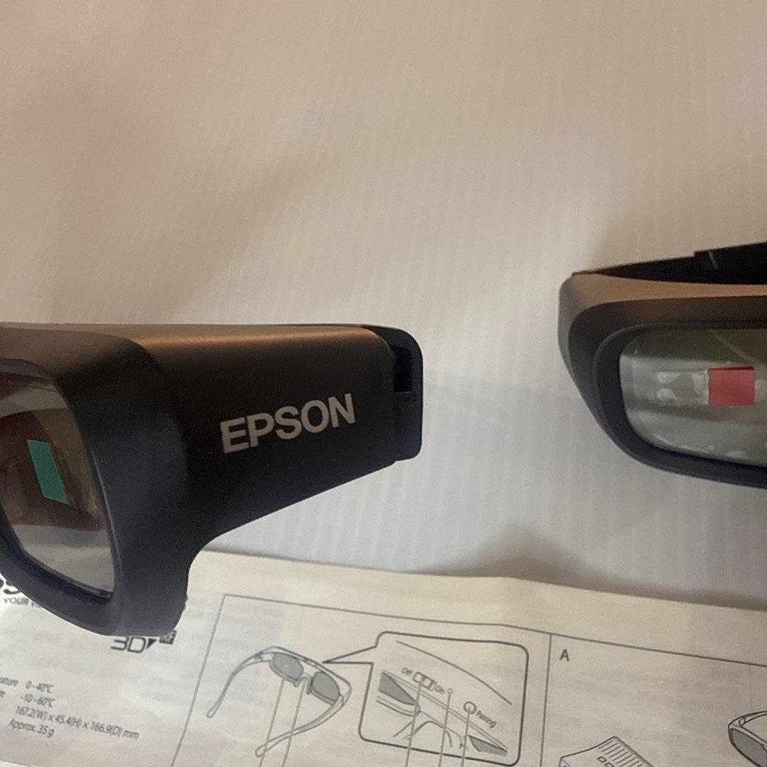 EPSON ELPGS03 3Dメガネ 2個セット プロジェクター用メガネ　♫