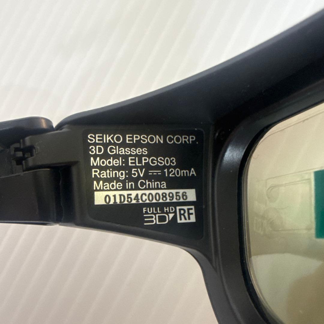 EPSON ELPGS03 3Dメガネ 2個セット プロジェクター用メガネ　♫