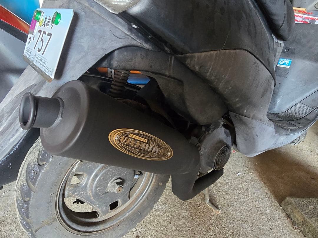 p*a様 BURIAL ステルスサイレンサーチャンバー スズキ レッツ/レッツI