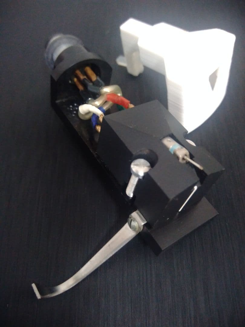 デノン MCカートリッジ DL-103 ヘッドシェルAテクニカ 出音良好 美品