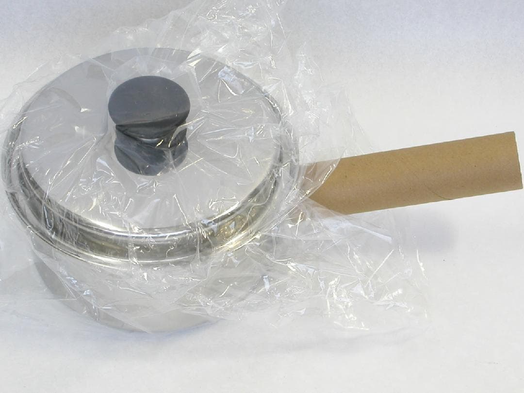 アムウェイ 大ソースパン 未使用品 料理本とスクラブバッズ1個付き IH対応品