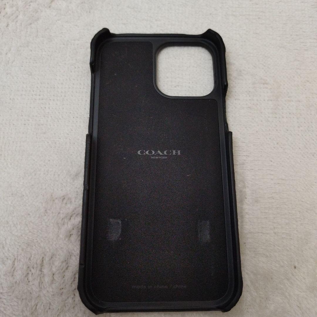 【美品】COACH　コーチ　iPhone 14 promax スマホケース