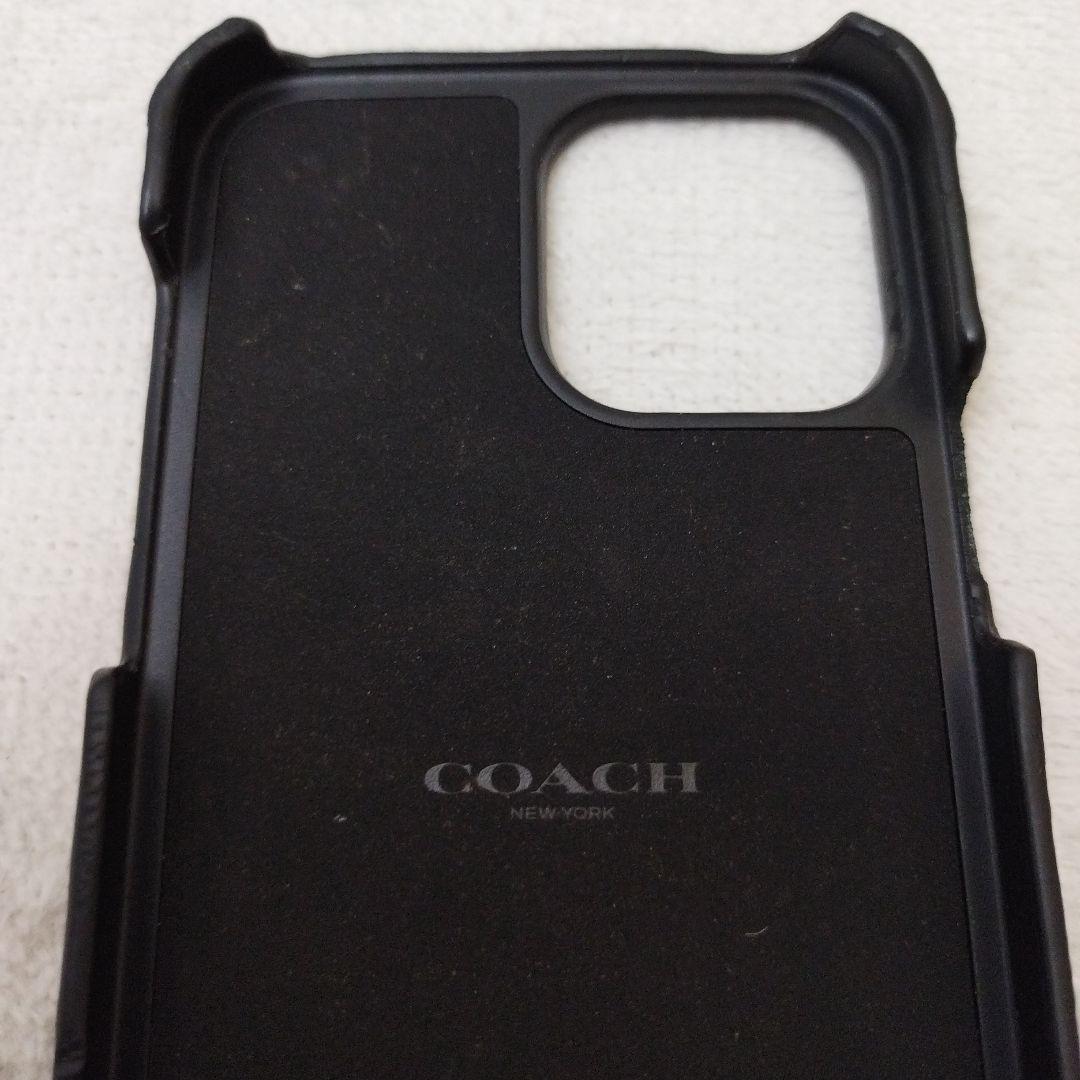 【美品】COACH　コーチ　iPhone 14 promax スマホケース