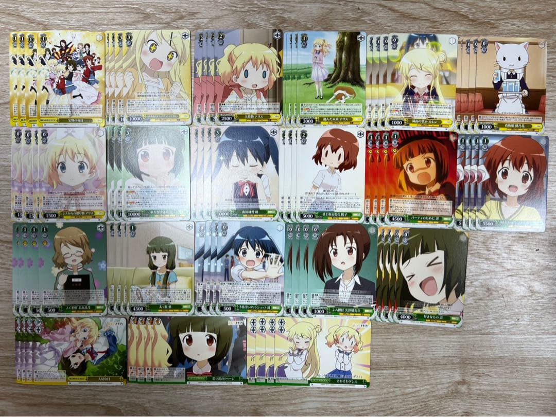 ヴァイスシュヴァルツ　きんいろモザイク TDノーマル4コン込B版RR以下4コン