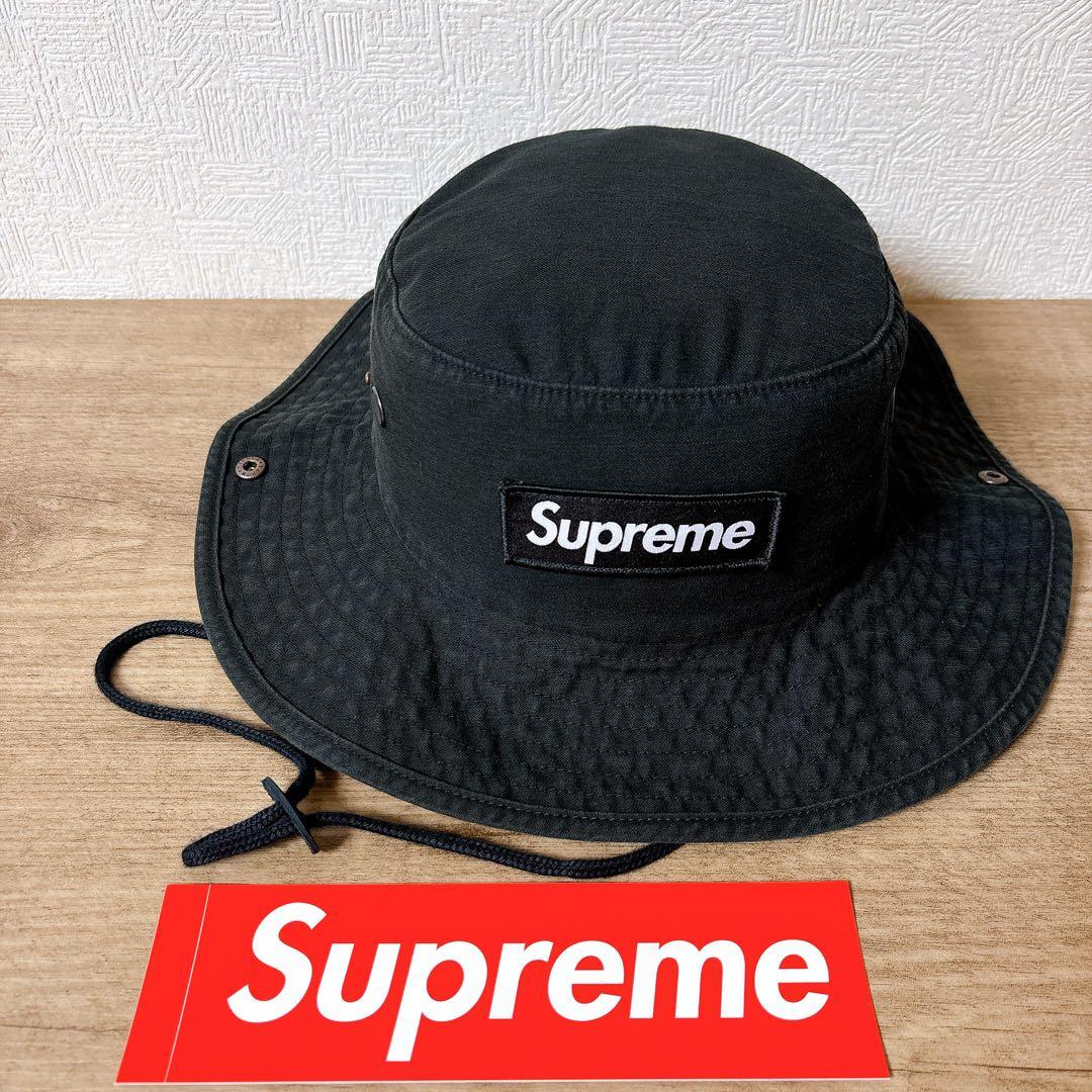 正規品　Supreme Military Boonie ハット　ブラック　黒