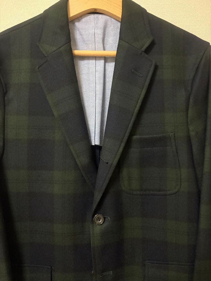 BEAMS PLUS フランネルウール ジャケット ブラックウォッチ　Sサイズ