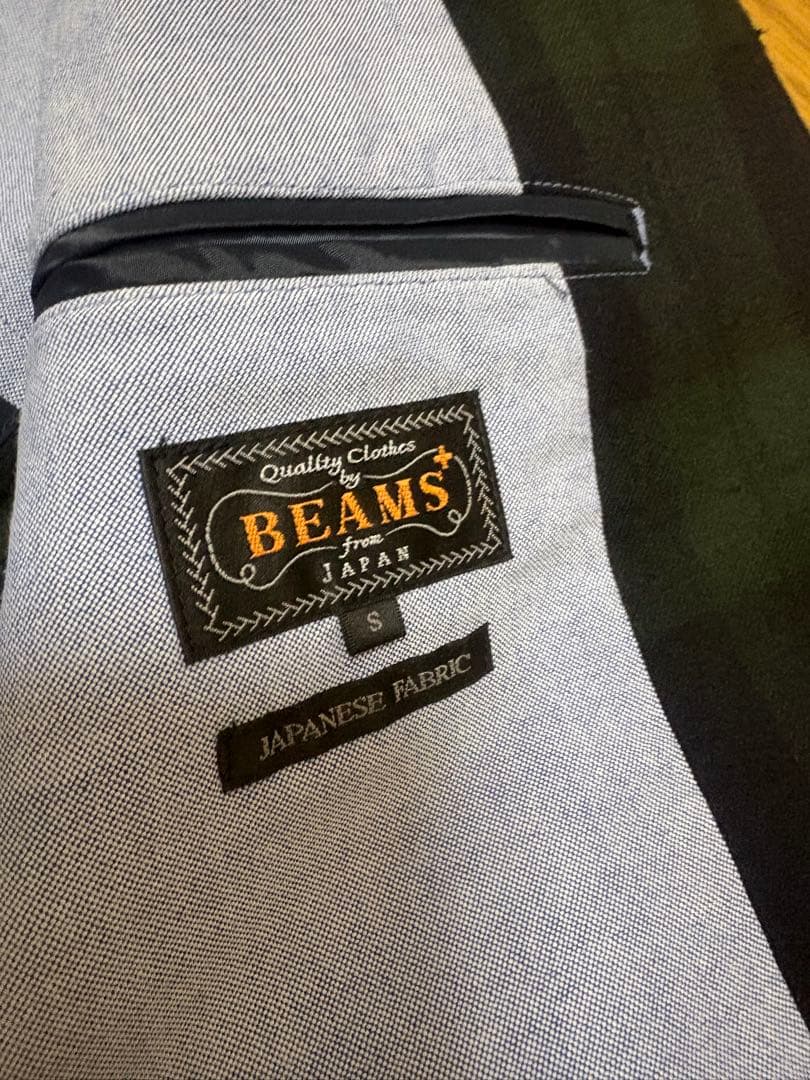 BEAMS PLUS フランネルウール ジャケット ブラックウォッチ　Sサイズ