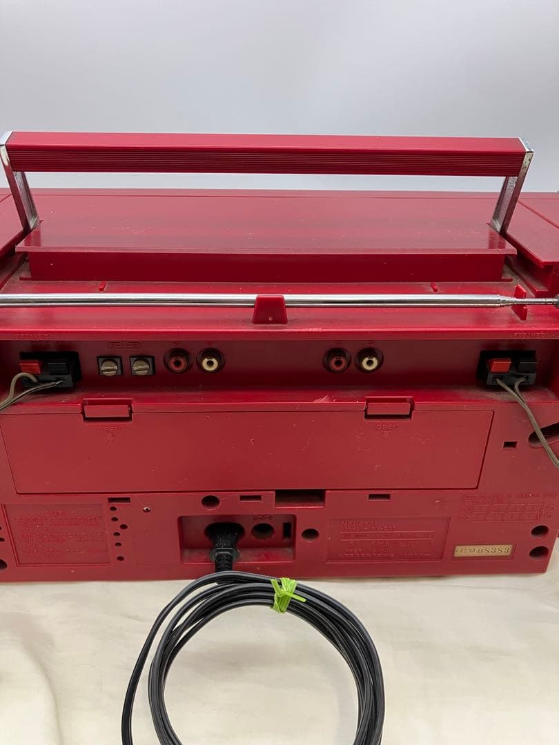 National　ナショナル　ラジカセ　RX-C46 レッド　ビンテージラジカセ