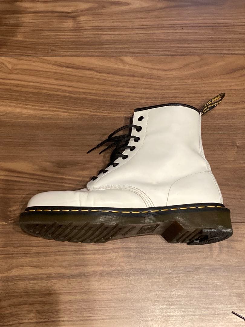 m*o様 ドクターマーチン　1460 UK9 ホワイトレザー レースアップブーツ