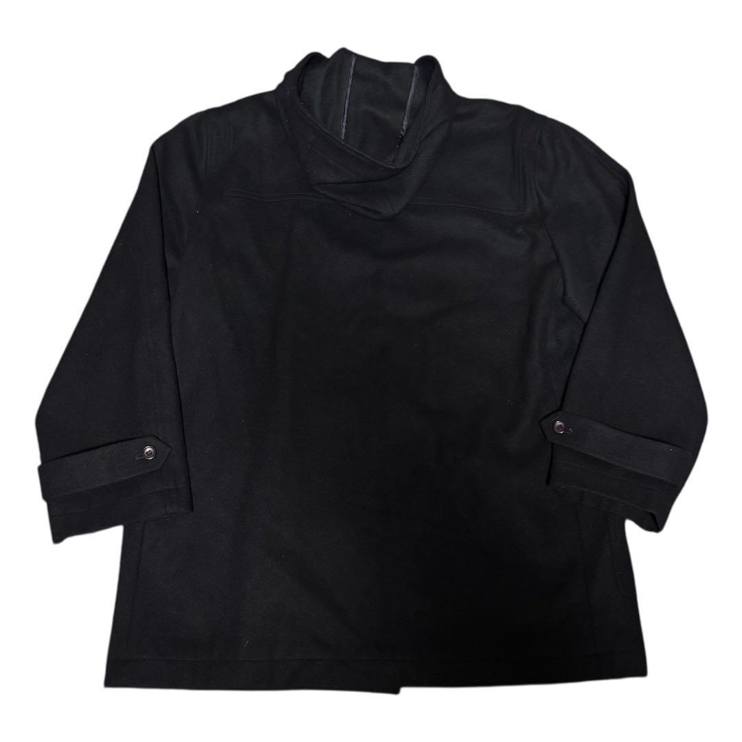 【美品】CHAPS RALPH LAUREN　ダッフルコート　ブラック　フード付