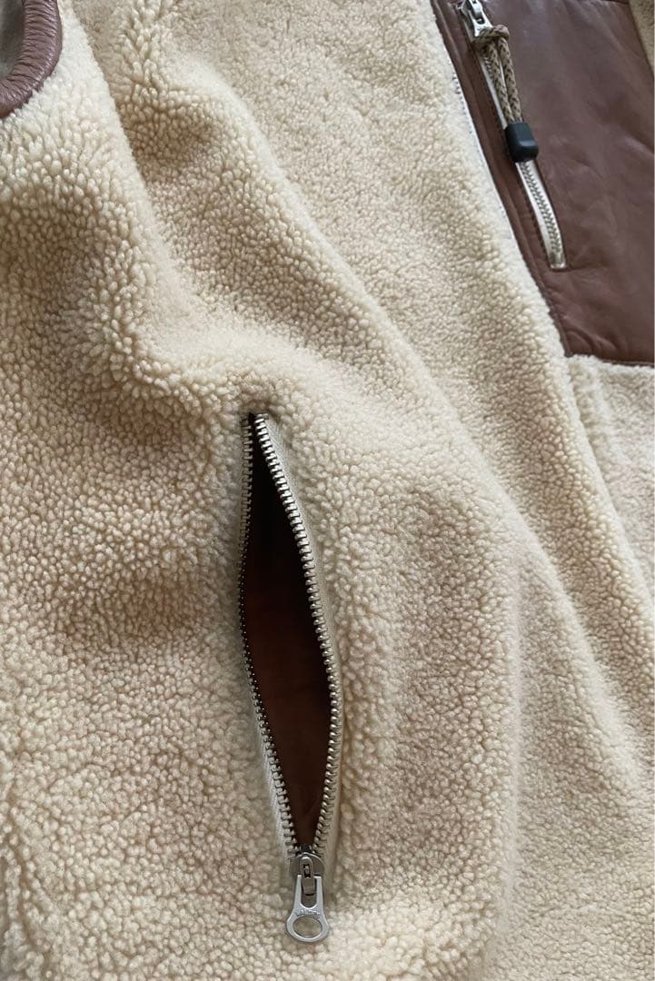 Sisii ジップアップムートンベスト　XL 定価96,800円