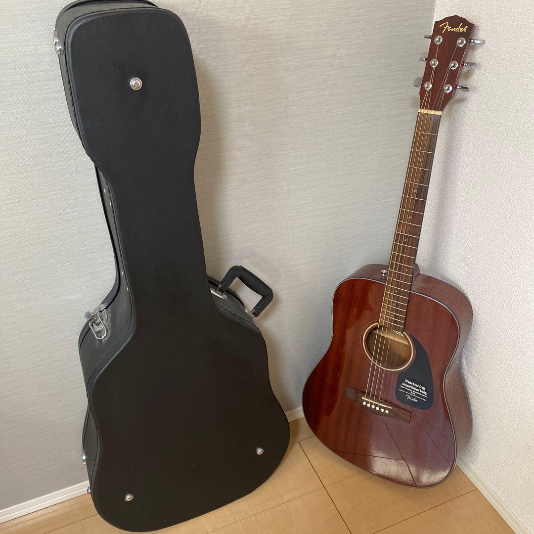 Fender CD-60 アコースティックギター ケース付き