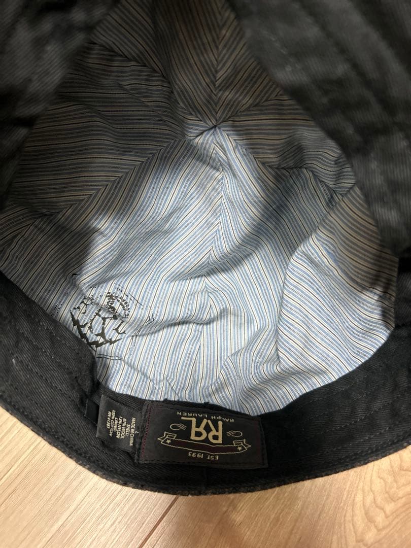 希少　ウールチェック　ニュースボーイキャップ　RRL 少量生産