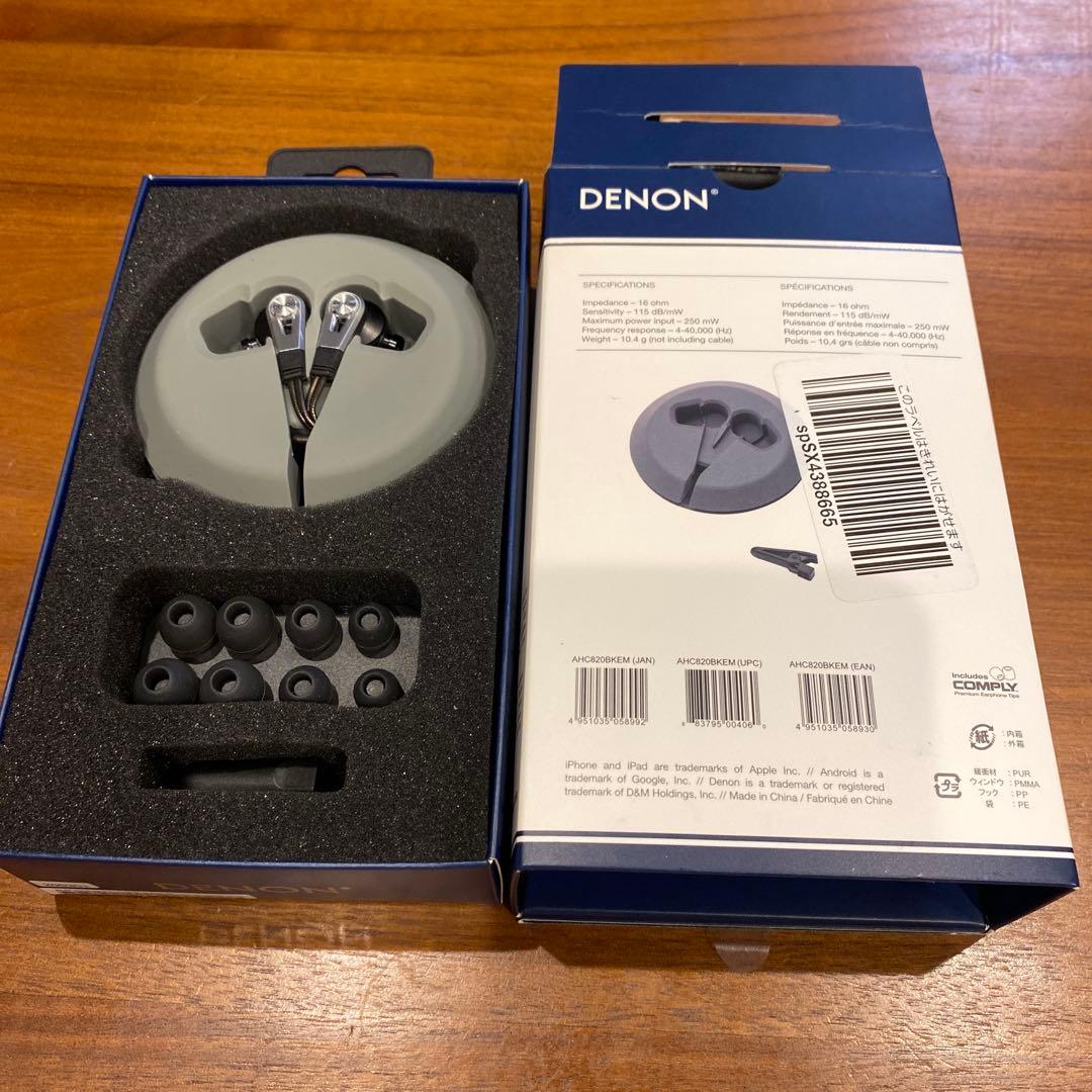 DENON AH-C820 有線イヤホン