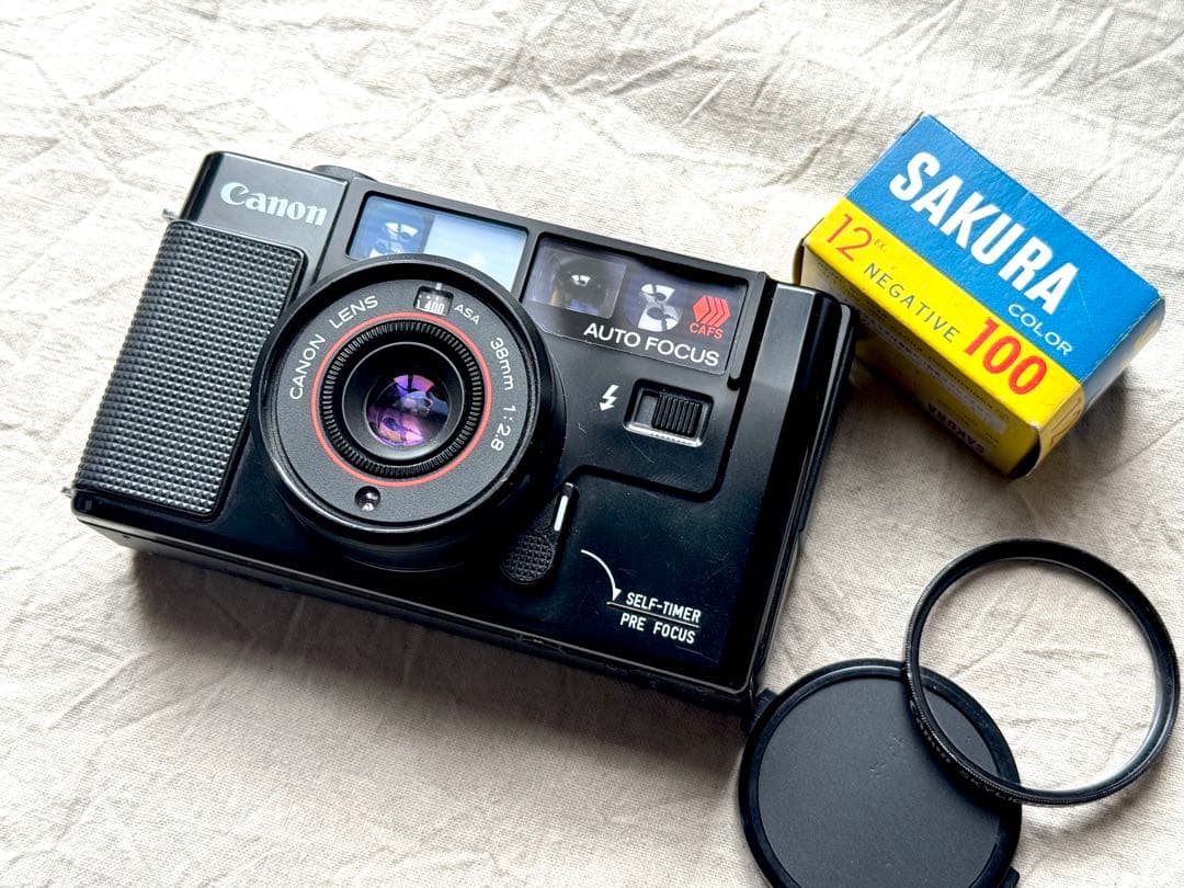 ⌘完動品！整備済み、電池付き！ Canon Autoboy AF35M⌘