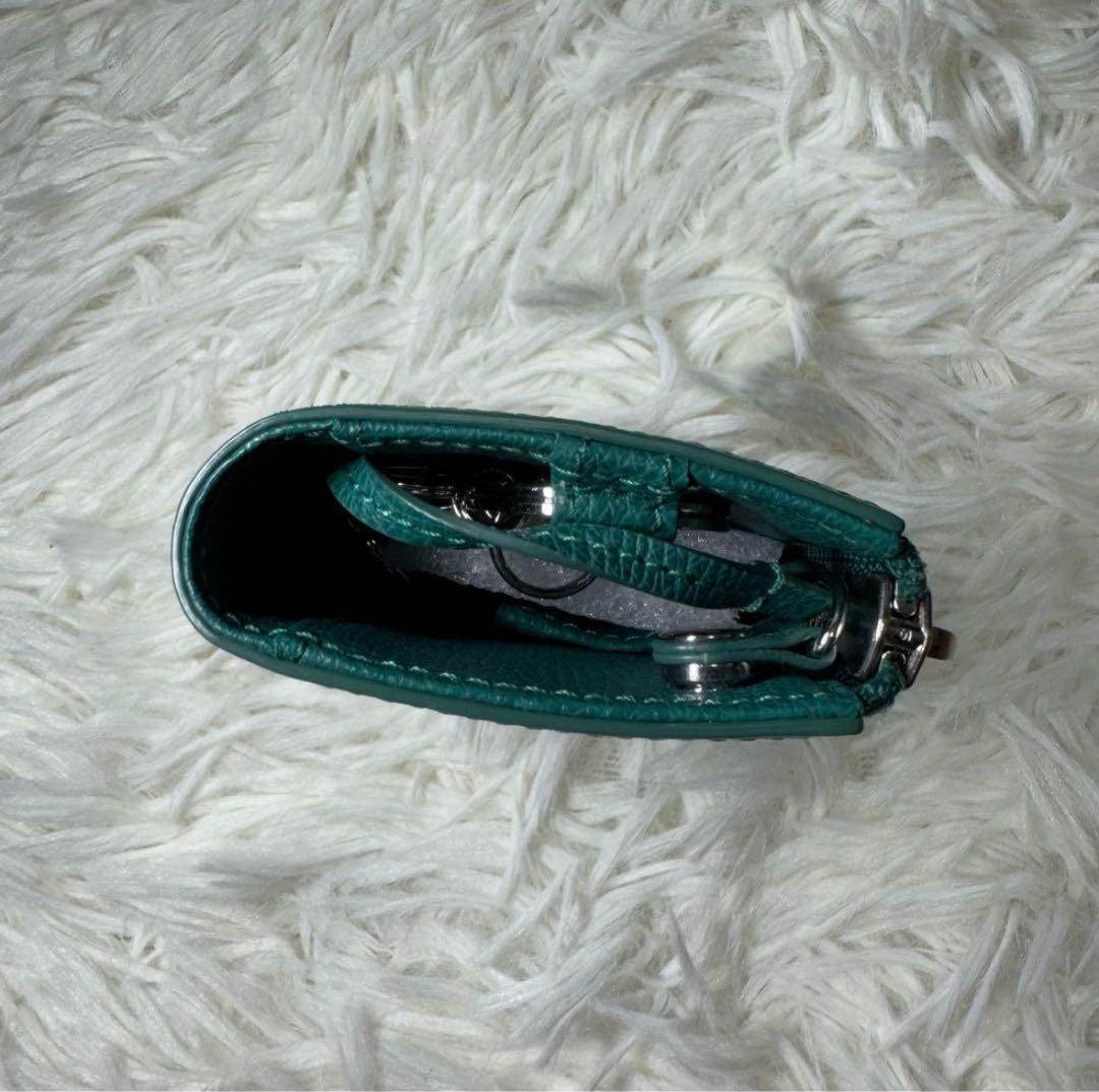 ☆ 【新品・未使用】ラコステ デイリークロコ Lファスナースマートキーケース