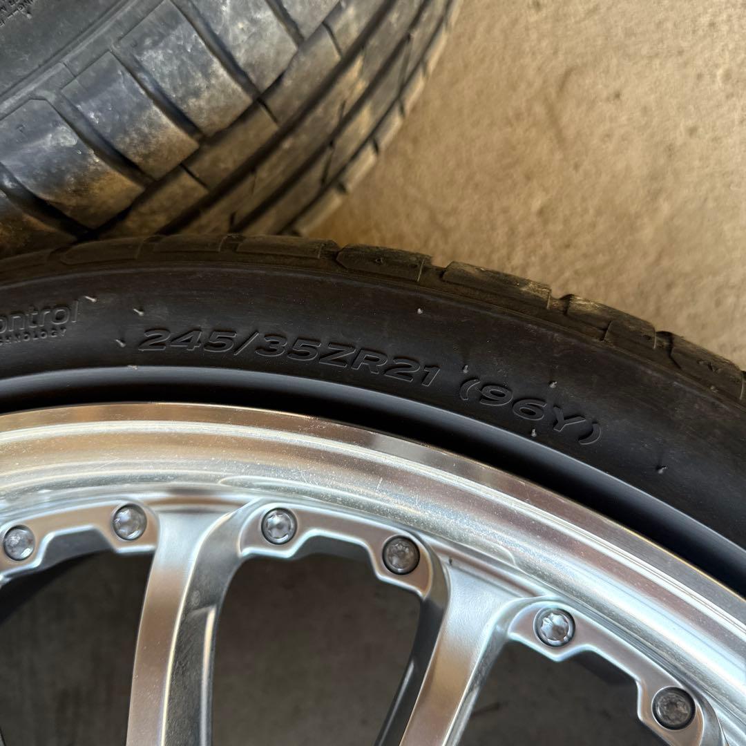 21インチ ホイールセット Hankook タイヤ付き