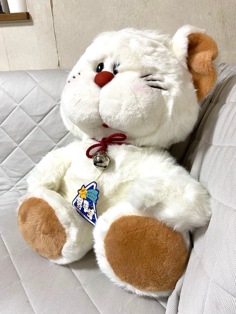 ⭐️未使用に近い⭐️オオイケ ぬいぐるみ 鳴声シリーズ ねこ　レトロ　レア