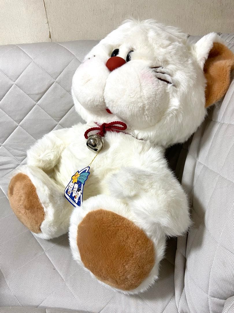 ⭐️未使用に近い⭐️オオイケ ぬいぐるみ 鳴声シリーズ ねこ　レトロ　レア