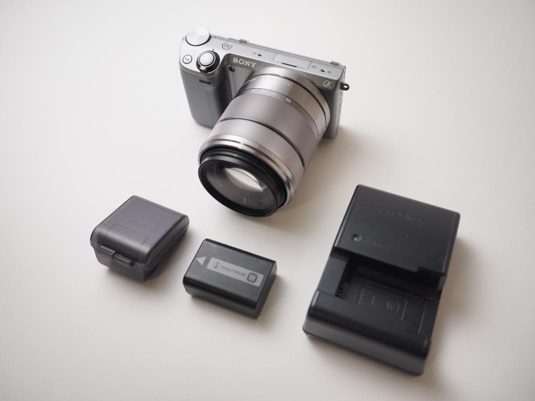 SONY NEX-5r レンズキット ミラーレスカメラ シルバー