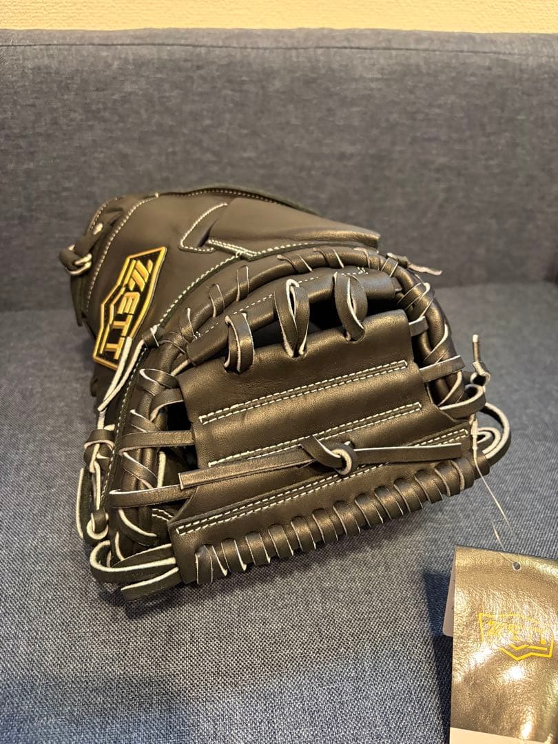 ヤ*ー様 【新品未使用】ZETT 硬式用キャッチャーミット黒ブラック