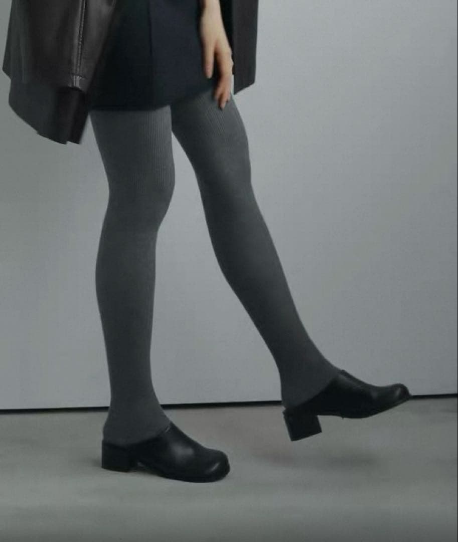 靴 anuke Ecoleather Heel Slip-ons 36