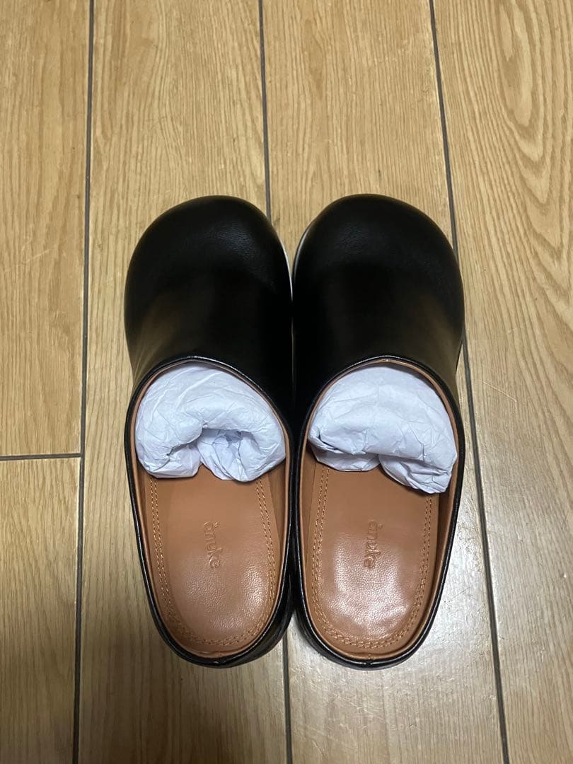 靴 anuke Ecoleather Heel Slip-ons 36