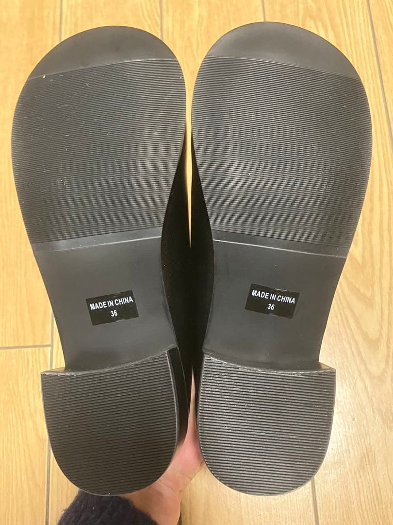 靴 anuke Ecoleather Heel Slip-ons 36